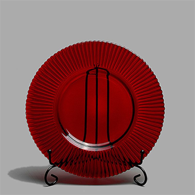 Wholesale Glass Charger Plate PZ-001 - Image 6
